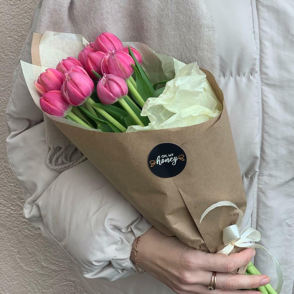 Тюльпаны пион коламбус в крафте / 1294 id Тюльпаны пион коламбус в крафте / 1294 id